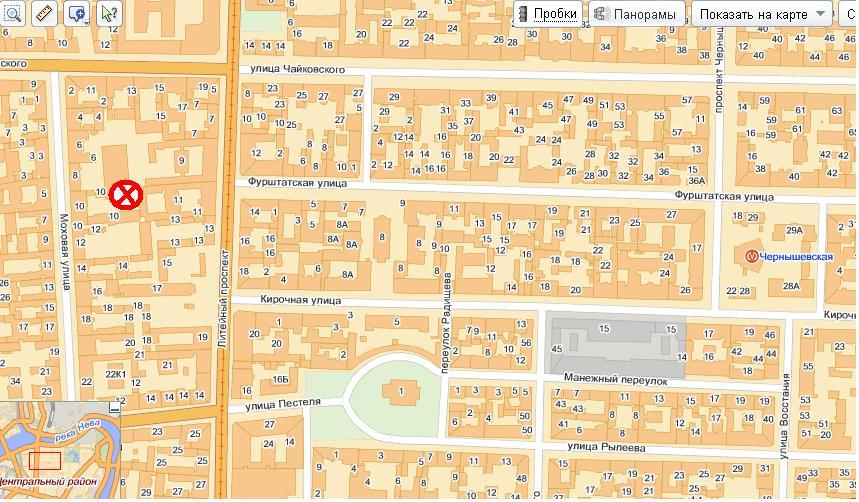 Моховая 38 на карте. Литейный проспект на карте. Ул Чайковского на карте СПБ. Чернышевская метро на карте.